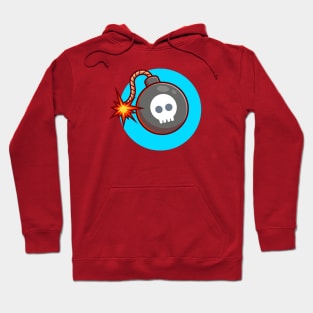 Bomb Cartoon Vector Icon Illustration Hoodie